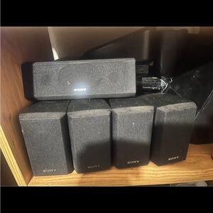 Sony Black Audio Speaker Collection